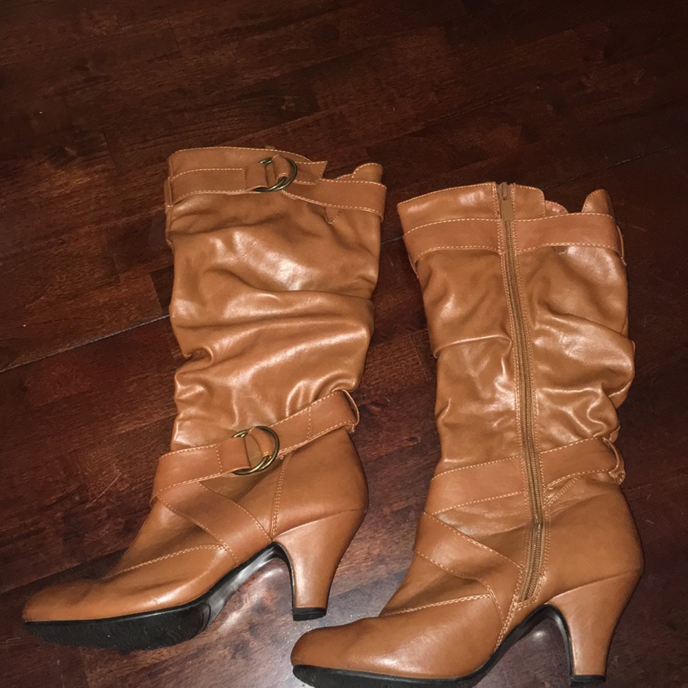 Brown Slouchy Boots